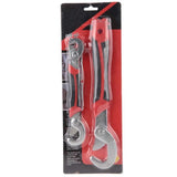 Clé à molette de clés 2 pcs multi-fonction Universal Quick Snap n Grip Clé à molette
