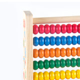 Abacus intelligent de jouet éducatif de perle en bois d'arc-en-ciel pour des enfants