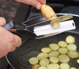 2 en 1 ciseaux alimentaire de cuisine inoxydable pour la viande, Légumes, Fruits
