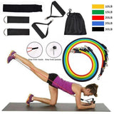 Bandes de résistance Pilates Tubes en latex